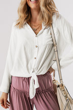 Ellie Knotted Casual Shirt-1