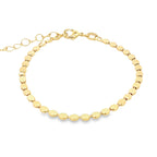 3mm Flat Ball Disc Bracelet (I374)-0