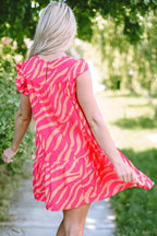 Matilda Zebra Stripe Pocketed Dress-1