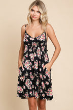 Culture Code Full Size Floral Frill Cami Dress-2