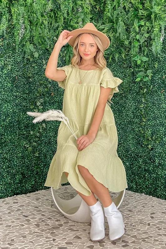 And The Why Cotton Gauze Baby Doll Casual Dress-4