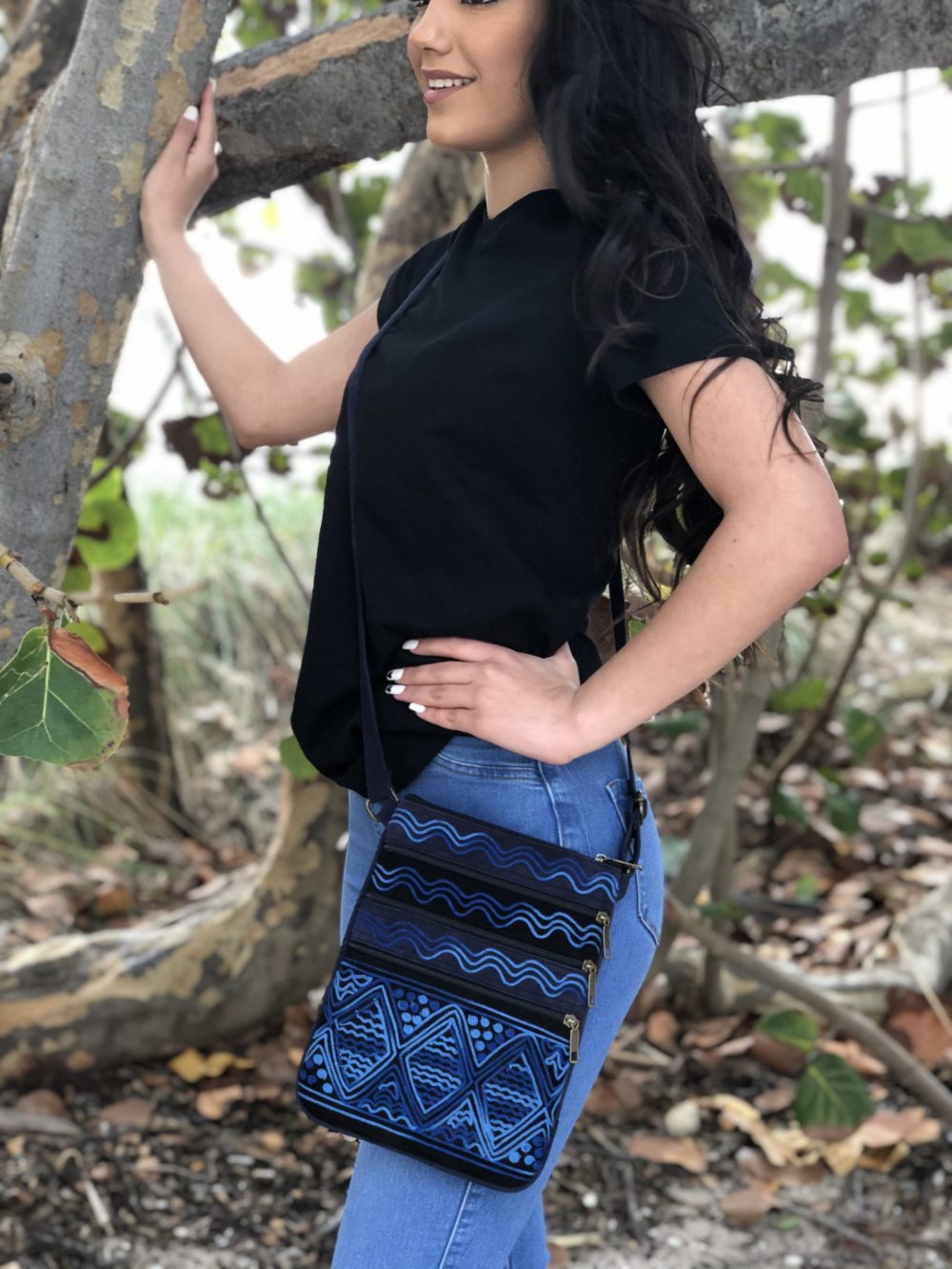 New Suede five Zipper Bags-3