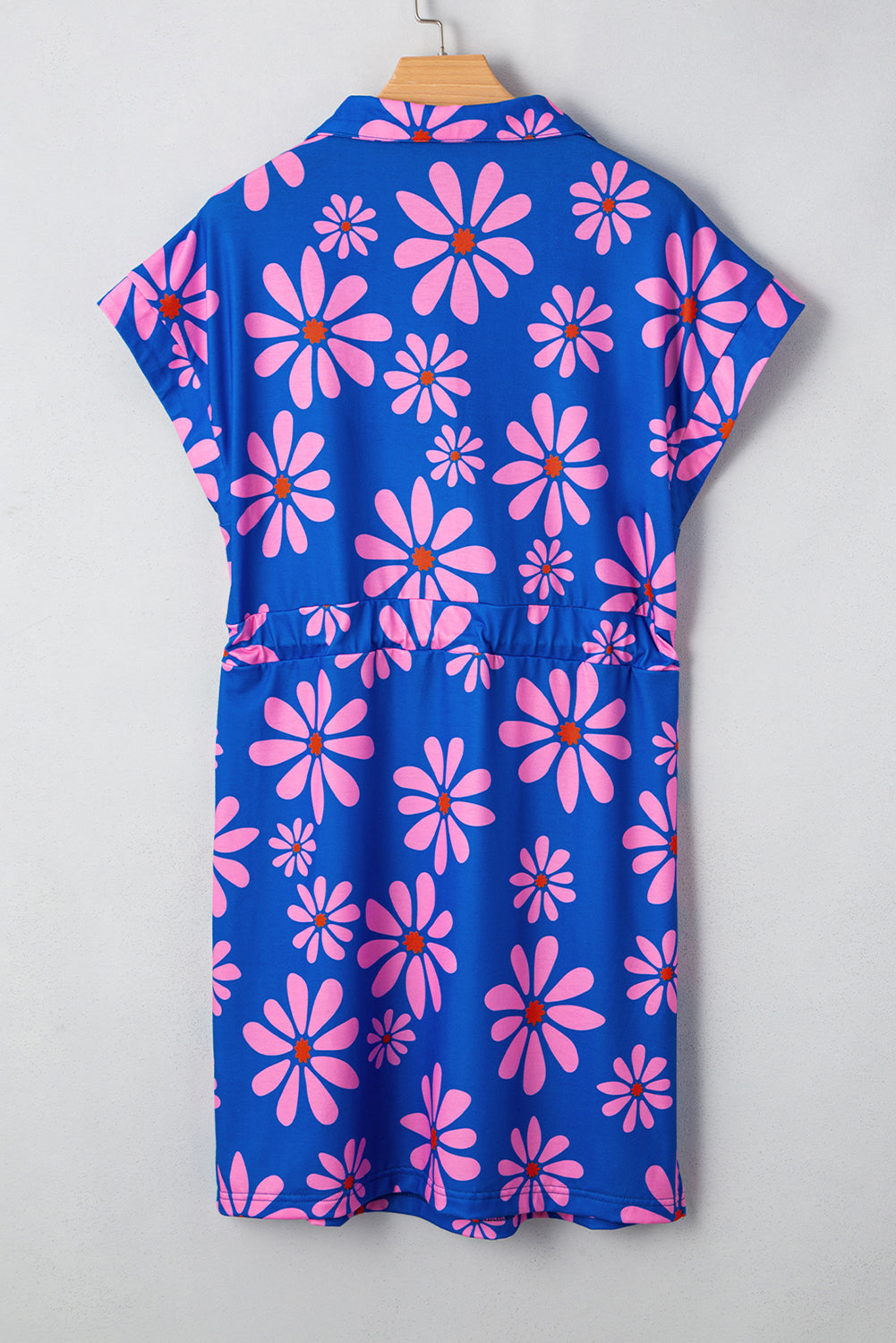 Elouise Floral Drawstring Waist Mini Dress-3