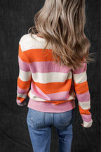 Laylani Stripe Casual Sweater-1