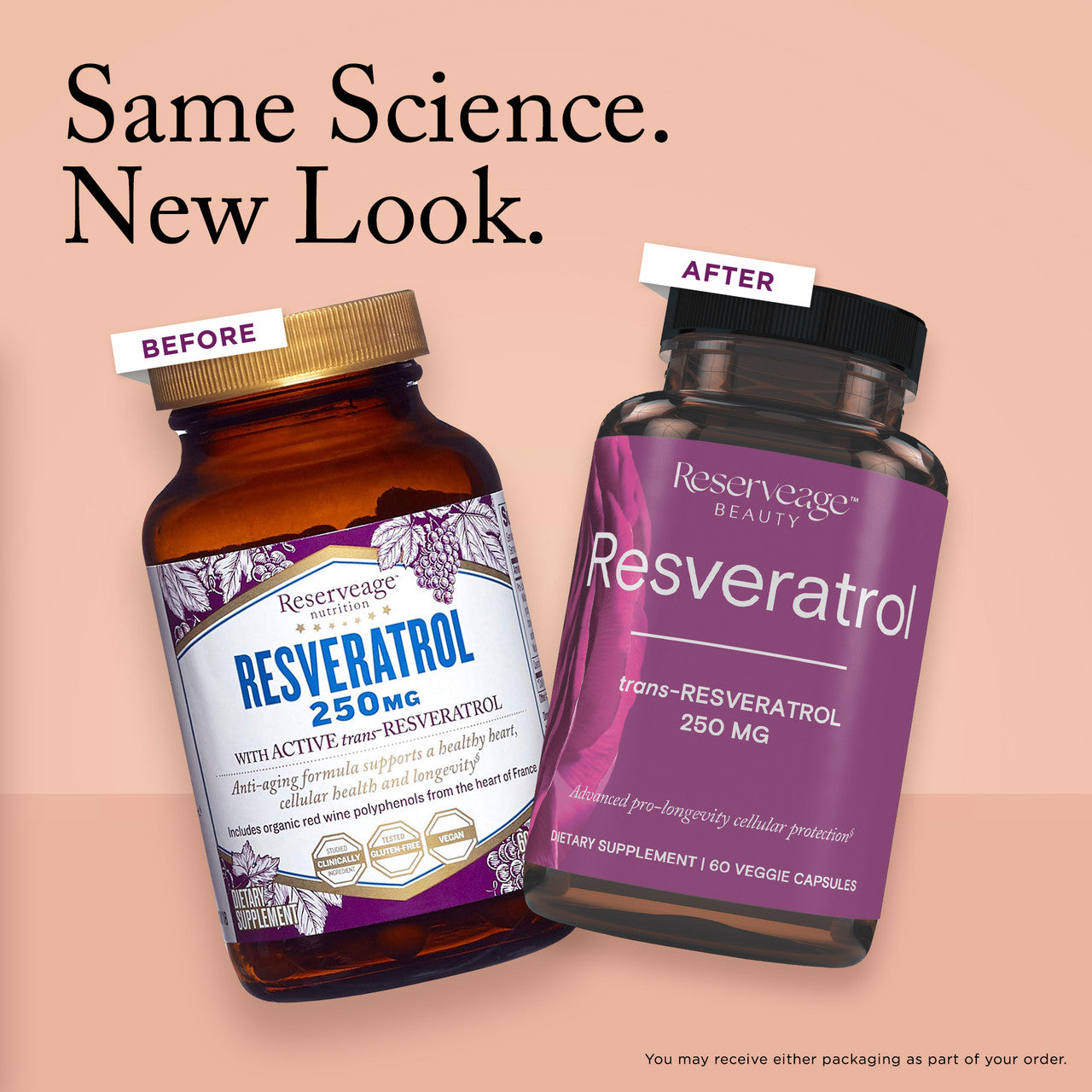 RSRVEAGE RESVERATROL 250 (1x60.00)