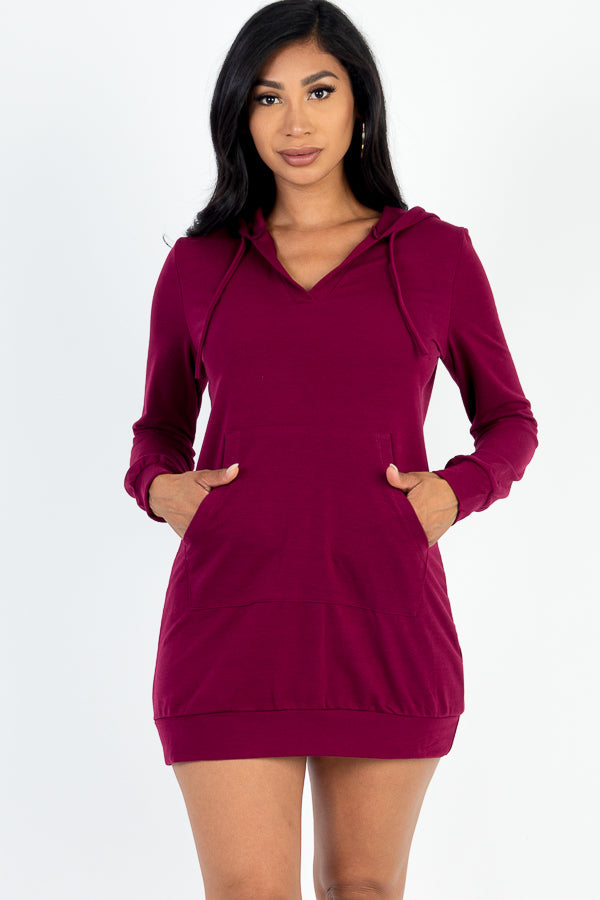 French Terry Hoodie Dress (CAPELLA)-5