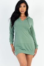French Terry Hoodie Dress (CAPELLA)-0