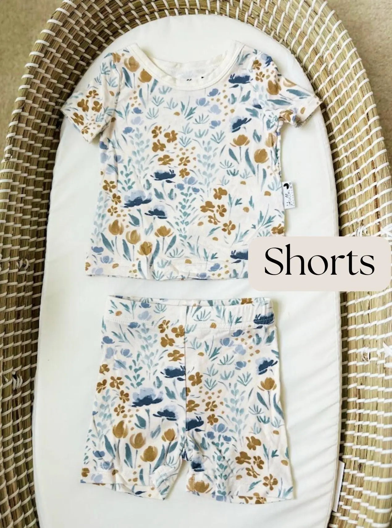 Bamboo Baby Clothes, Baby Bamboo Pajamas, Baby Shorts - Newborn to 24 months-7