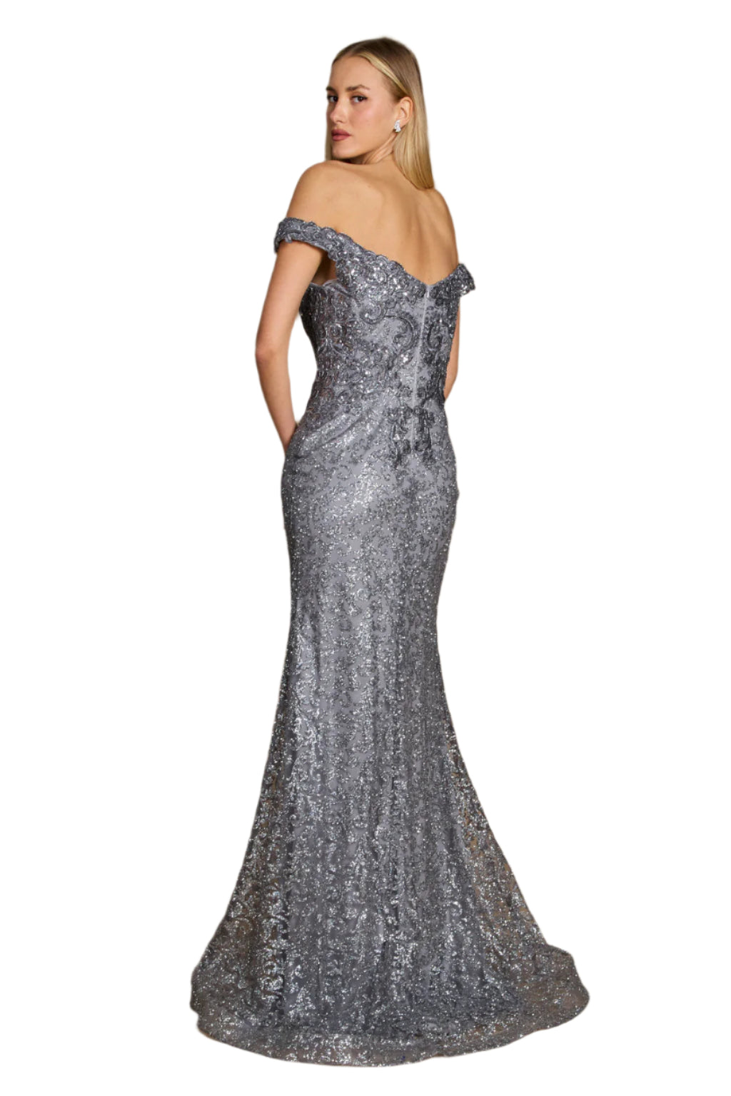 Dylan and Davids Formal Mermaid Gown Fitted Evening Dress-2