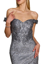 Dylan and Davids Formal Mermaid Gown Fitted Evening Dress-3