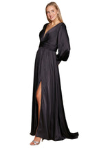 Kos Couture Full-Length Sleeve Formal Gown Evening Party Dress-1