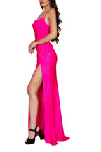 Kos Couture Full-Length Formal Gown Low Back Prom Dress