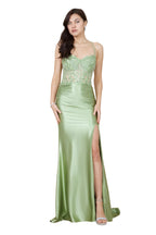 Kos Couture Open Back Full-Length Sexy Formal Gown Prom Dress-5