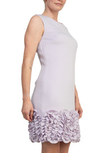 Donna Ricco Boat Neck Sleeveless Tiered Ruffled Hem Shift Dress-2