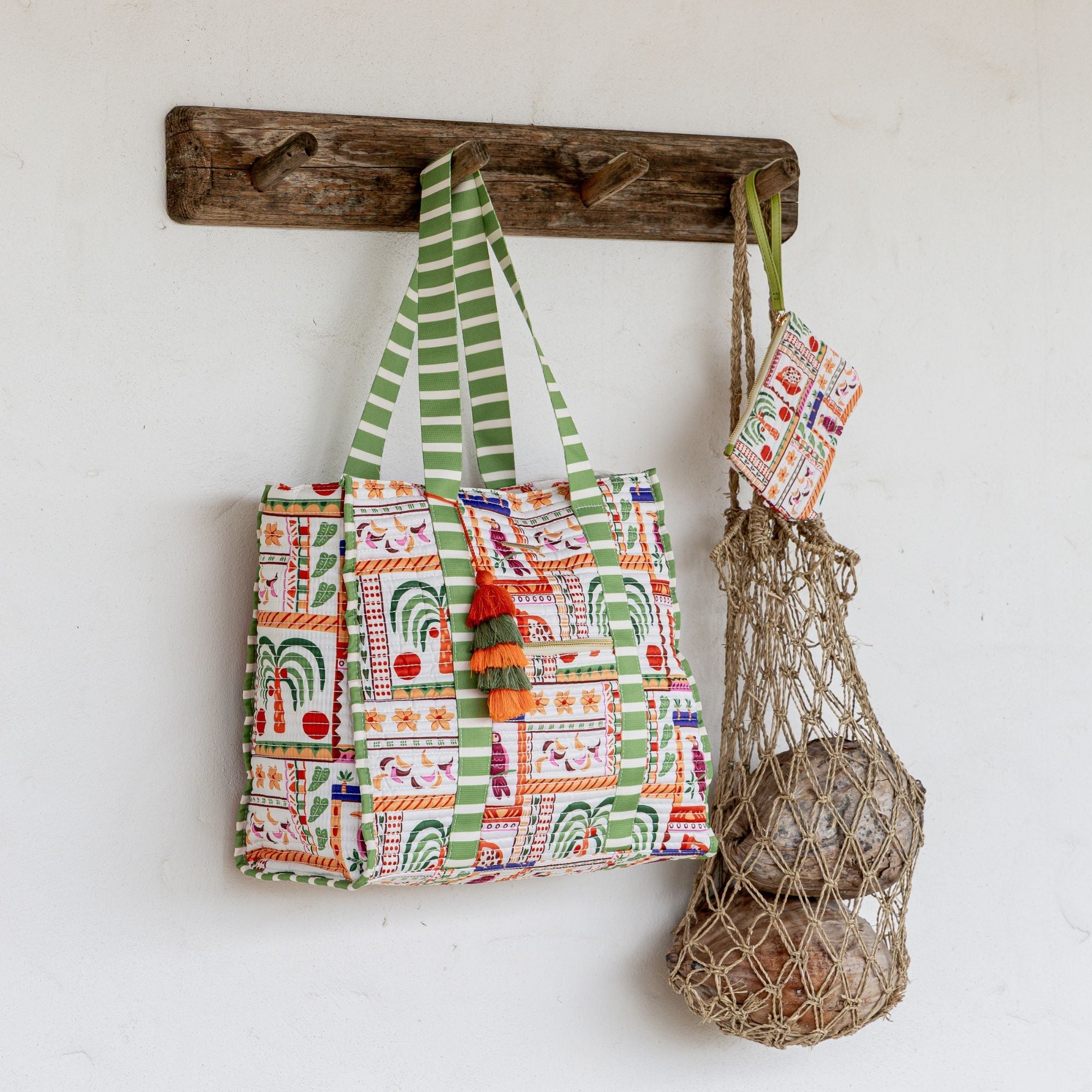 Striped Beach Bag-Jamaica-4