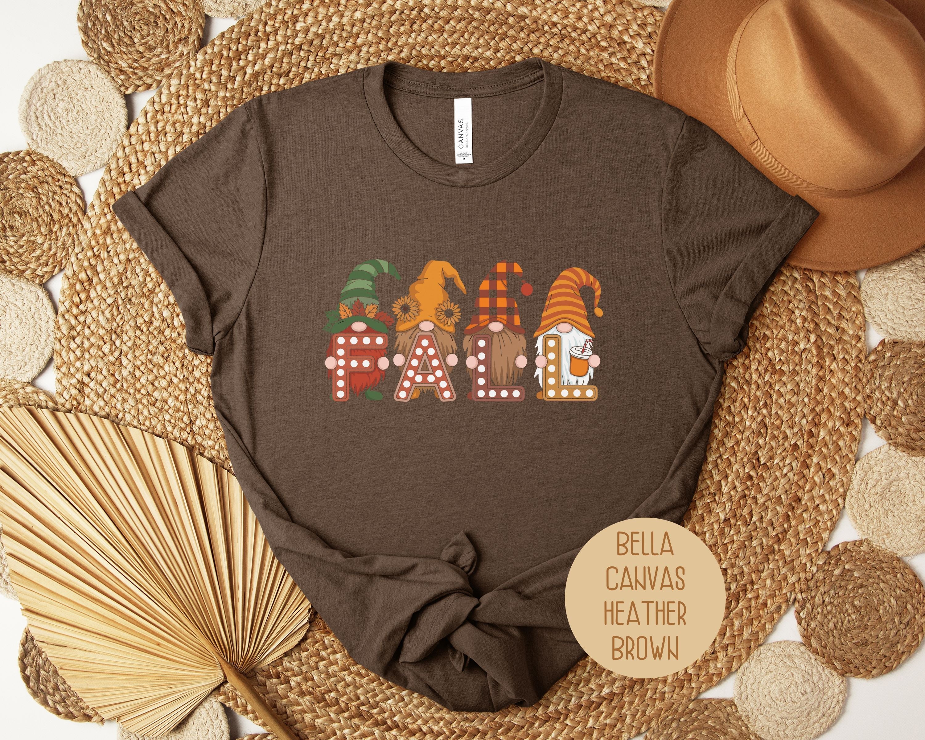 Cute Fall Gnomes Shirt-1