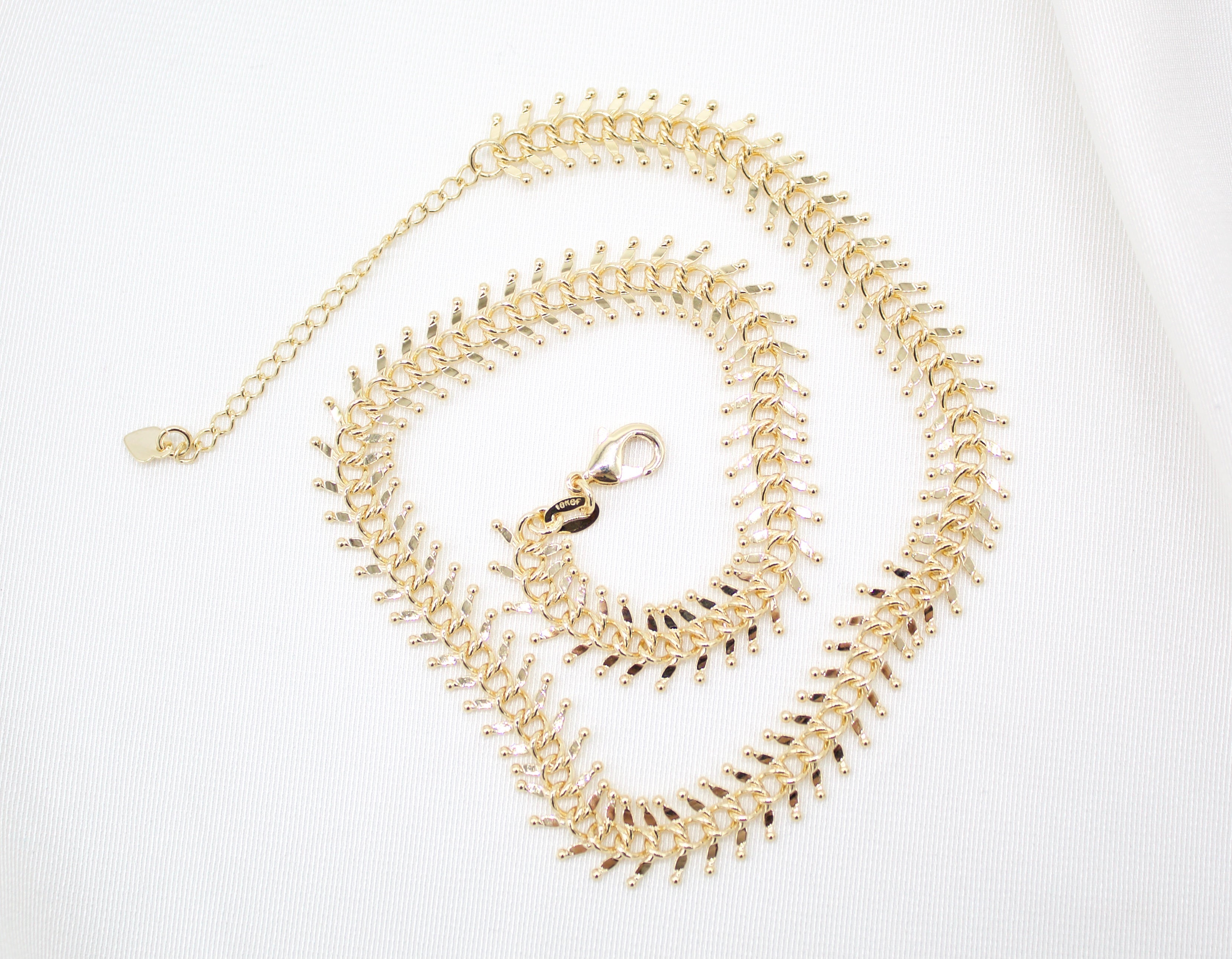 Designed Ball Spine Choker (F109)