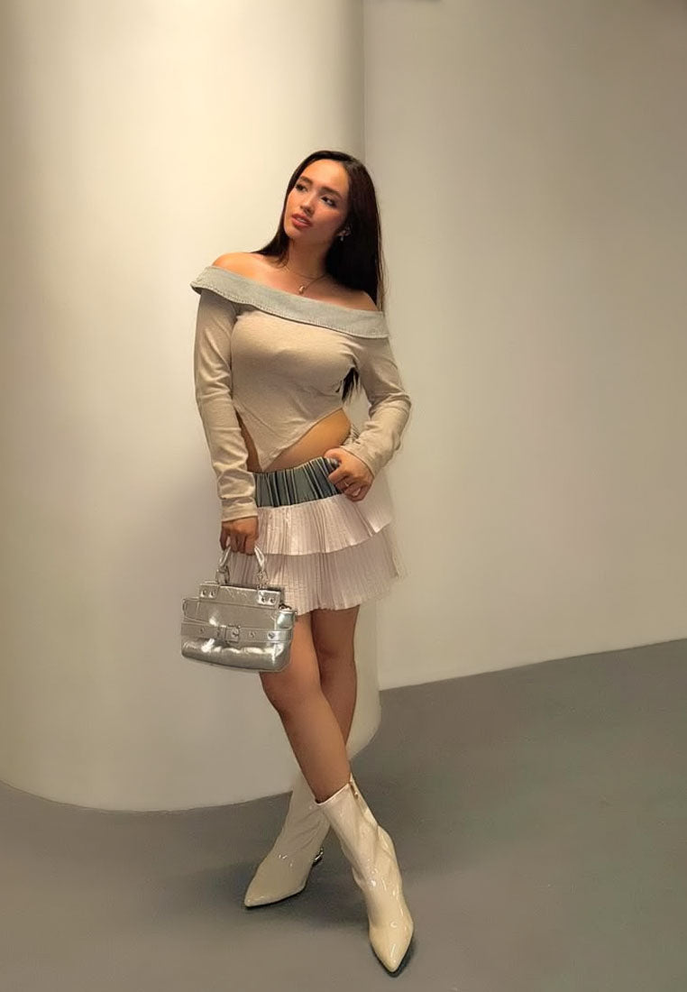 Gaias Fantasy Heel Patent Faux Leather Boots