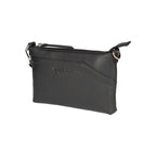 RB2003A | Genuine full-grain leather shoulder/wrist bag, dollar/light grain. Removable shoulder strap and handle. Black color. Dimensions: 22 x 14 x 2.5 cm. Packaging: Non-Woven Fabric Bag-2