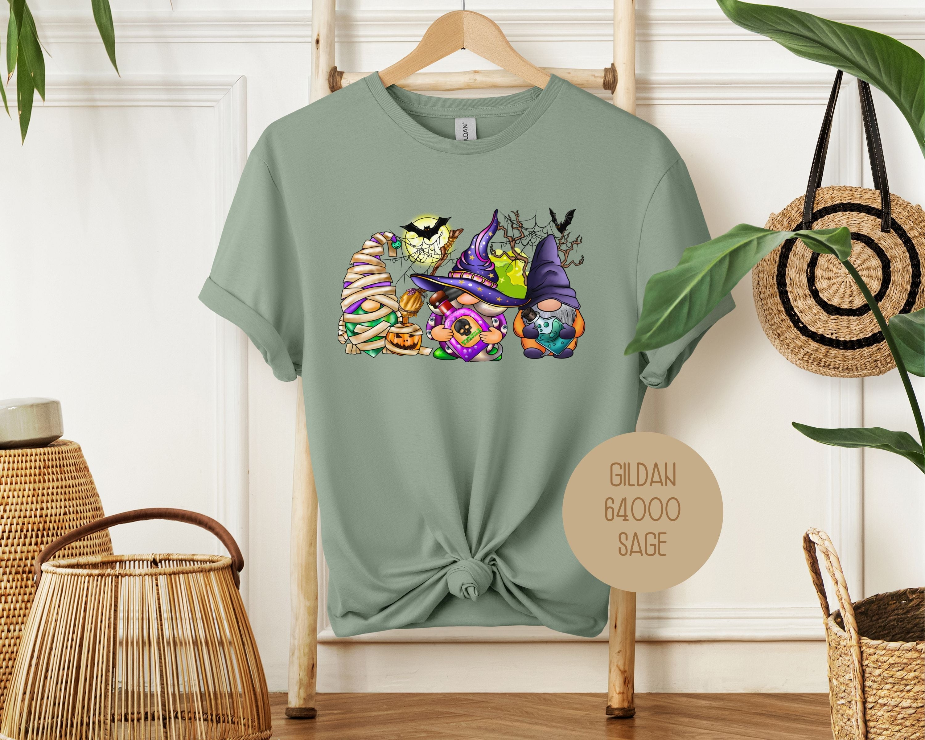 Fall Halloween Gnomes Shirt-1