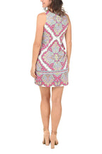 London Times Persian Paisley Sleeveless Shift Dress-1