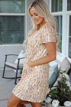 Amalia Short Sleeve T-Shirt Dress-2