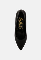 Casey Metallic Detail Block Heel Pumps By RAG