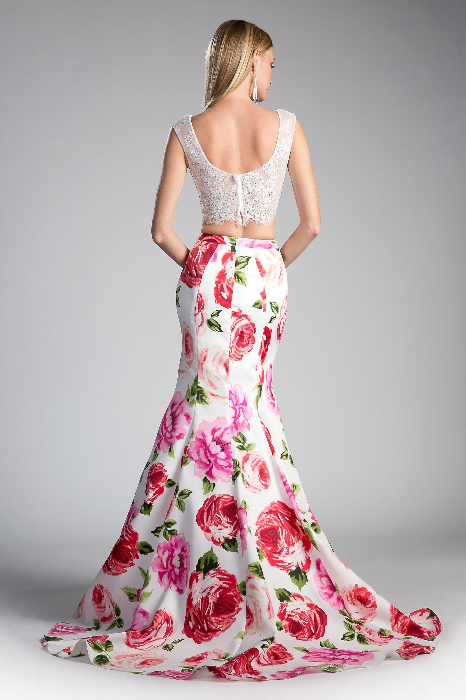 Beaded lace crop top. TOP ONLY-2