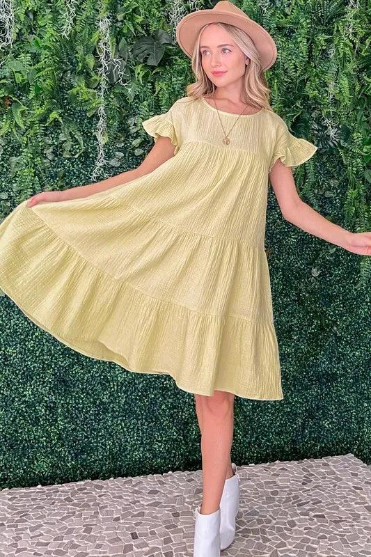 And The Why Cotton Gauze Baby Doll Casual Dress-3