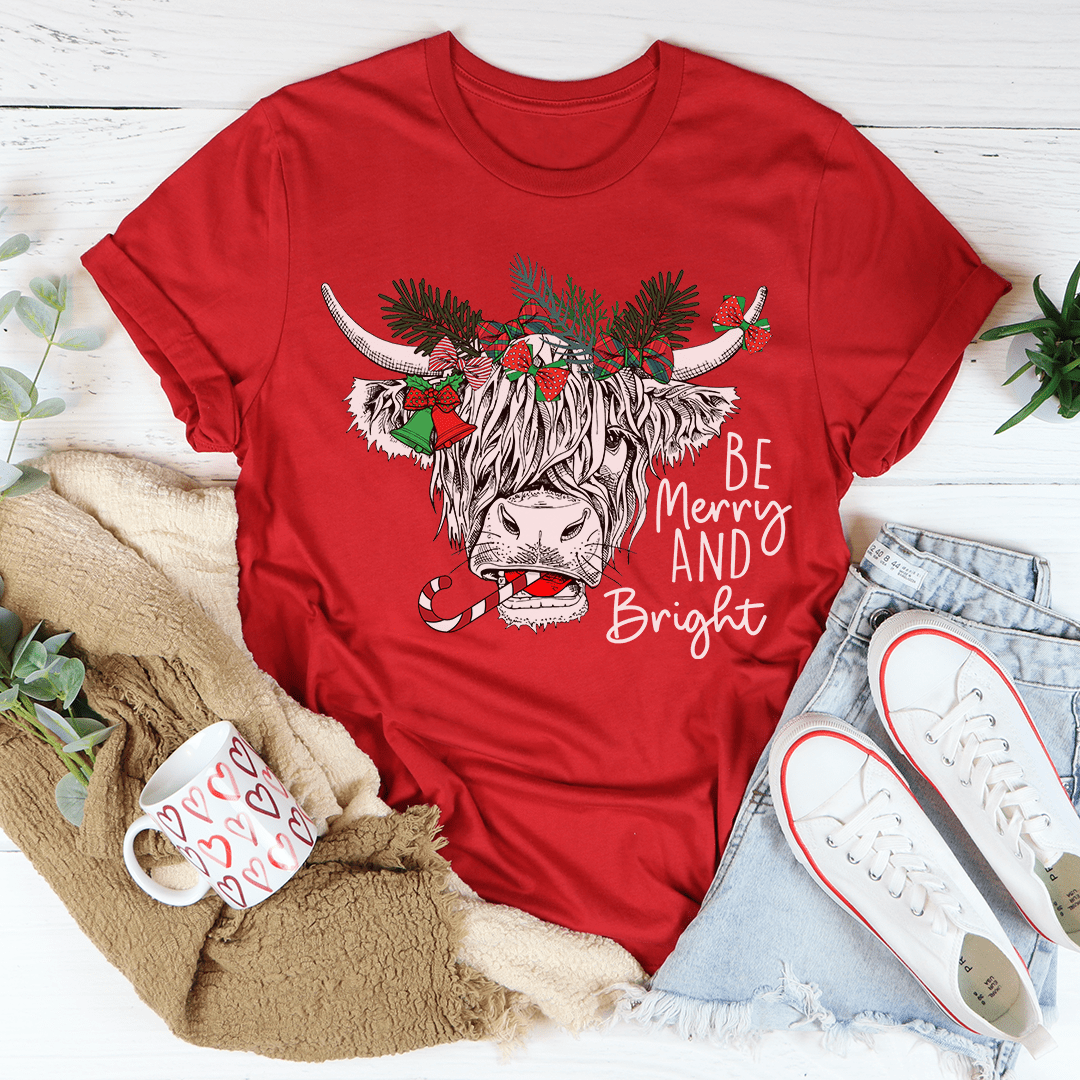 Christmas Cow Tee-0
