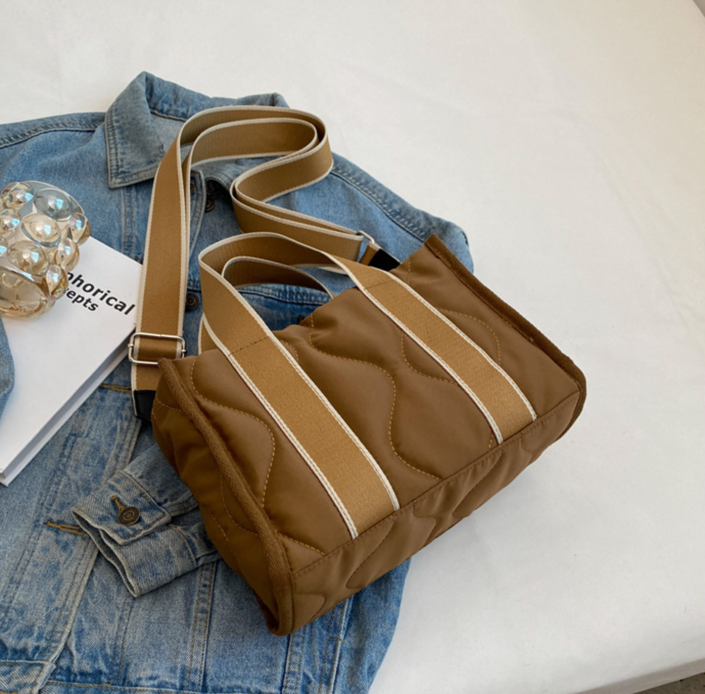 Melinda Quilted Shoulder Bag-6