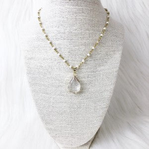 Howlite Crystal Necklace