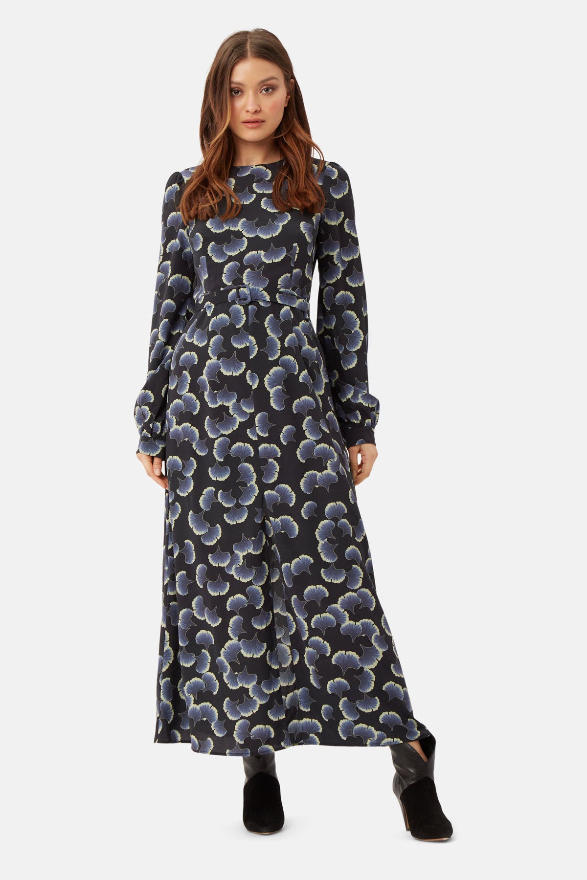 Barbara Casual Dress with a Slit-3