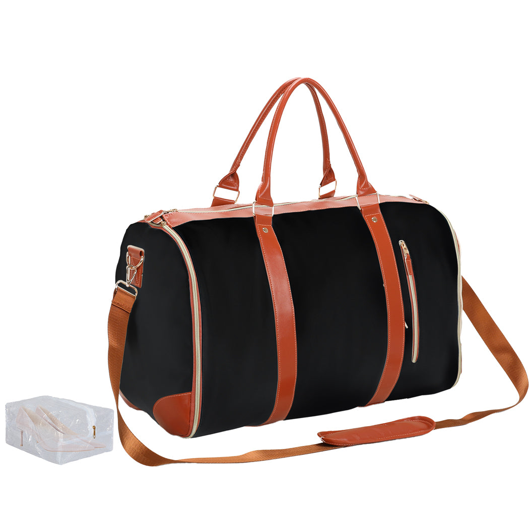 Slimbridge Garment Bags 2 in 1 Hanging Suit Bag Black-0