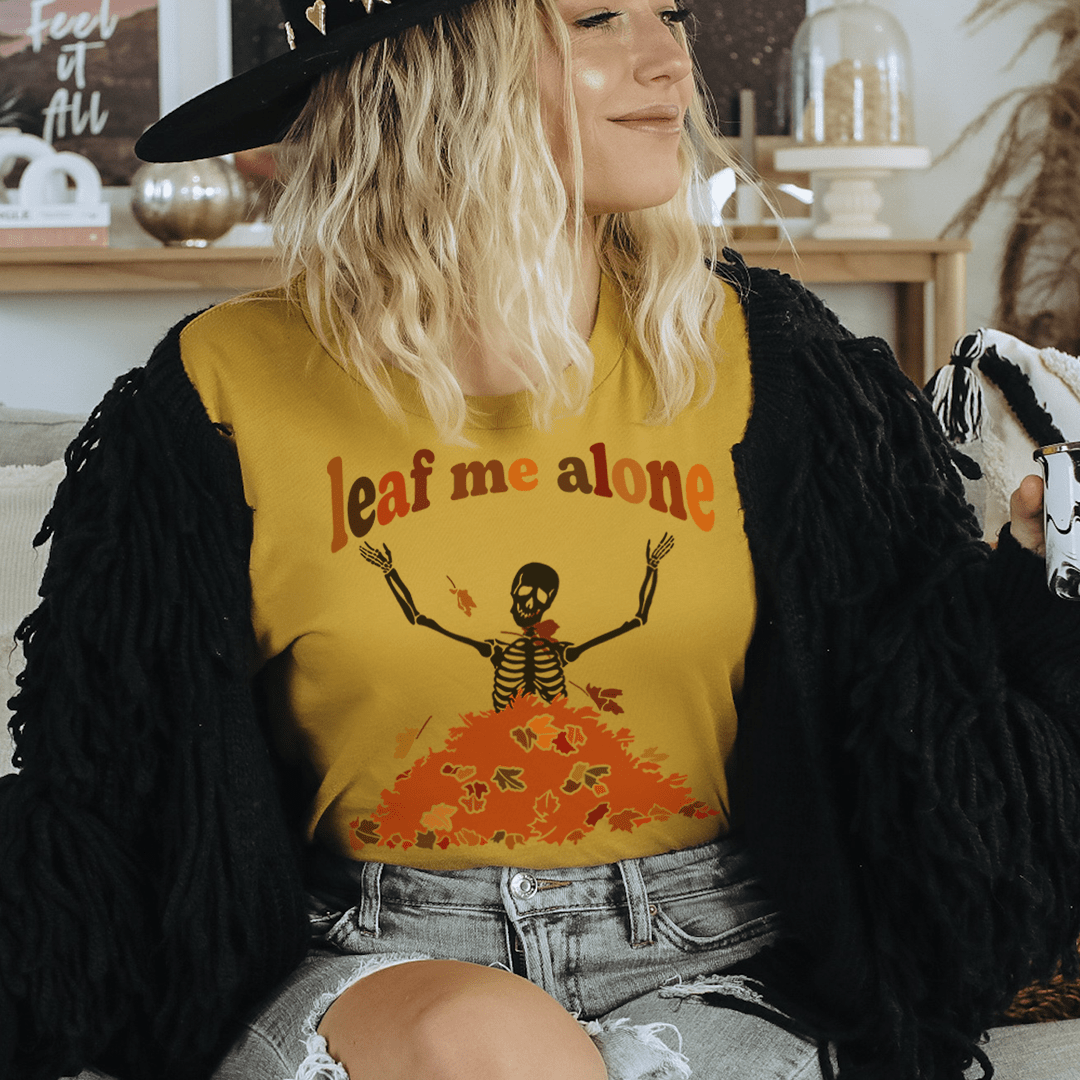 Leaf Me Alone Fall Tee-2