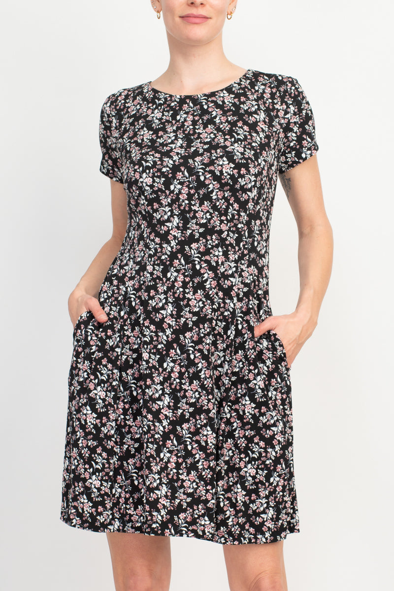 Connected Apparel Floral Soft Dress-1