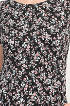 Connected Apparel Floral Soft Dress-4